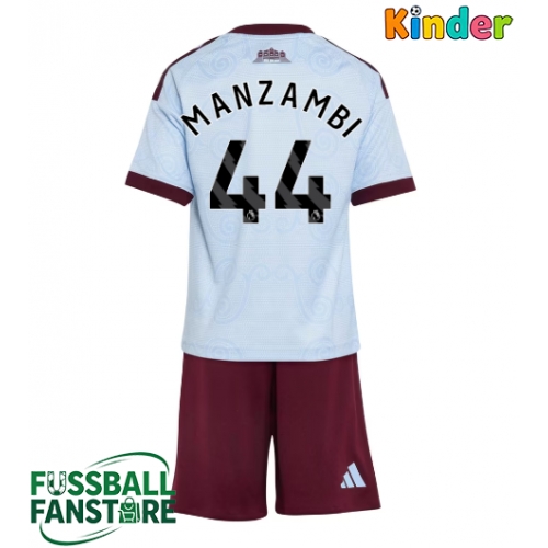 Aston Villa Johan Manzambi #44 Replik 3rd trikot Kinder 2026-27 Kurzarm (+ Kurze Hosen)